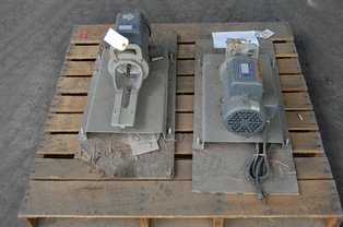 Photo for 1203-04 Lot of Baldor Motors on Plymoth Pump Mounts