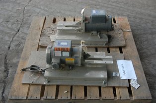 Photo for 1203-04 Lot of Baldor Motors on Plymoth Pump Mounts