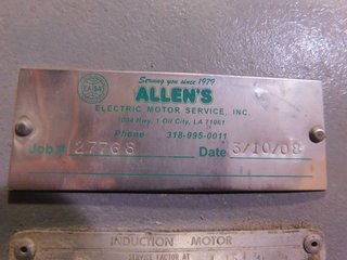 image for: Allis-Chalmers Induction Electric Motor 300 HP 3580 RPM 2300/4160 V, Frame 26N58