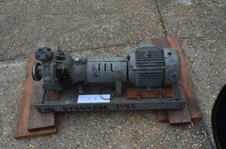 Duriron Co Model PP-3116 A Centrifugal Pump, RPM 3600, 1 1/2" x1", HP 5,  durco