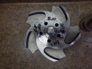 image for: Flowserve 8 1/2" Pump Impeller 1093047 CN7M, A-20 Stainless Steel SS 5 Vane