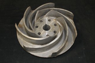 Goulds 10" New Goulds 10" A20 Pump Impeller Part# D5182, Material: A20, CN7M NewA20 CN7M Pump Impeller