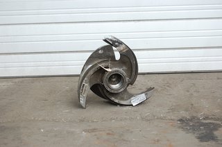 image for:  ITT Pump Impeller 18" Diameter 3 1/4" Bore 316 Stainless Steel SS CF8M