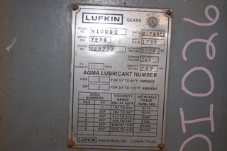 image for: NEW Lufkin Gear Speed Reducer Geabox N1000C 2.784:1 Ratio 1790 RPM 700 HP 