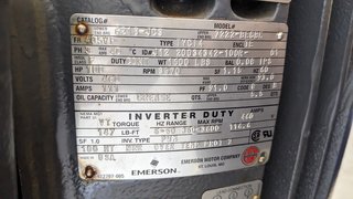 image for: NEW Emerson Vertical Motor 100 HP, 3570 RPM, 460 V, 405VP Frame, Inverter Duty