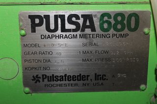 image for: Pulsafeeder 680 Diaphragm Metering Pump 40:1 Gear Ratio 9.2 GPH Pulsa