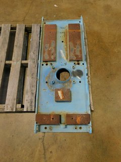 Pump & Motor Pad Base 48" x 18" x 4" H Frame, 5" ID, Carbon Steel 