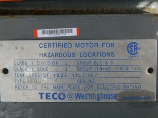 image for: Teco Westinghouse Electric Motor 250 HP 5009C Frame 2300/4160 V 890 RPM, 3 Ph