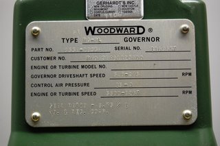 image for: Woodward PG-PL Speed Control Governor 8.75:1 Ratio Engine Steam 8554-283GN